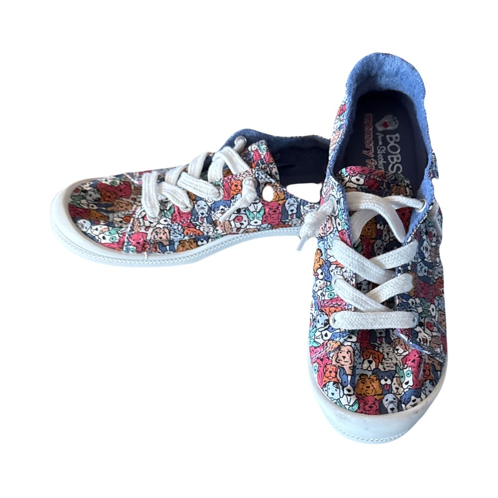 Bobs puppy canvas slip ons 7